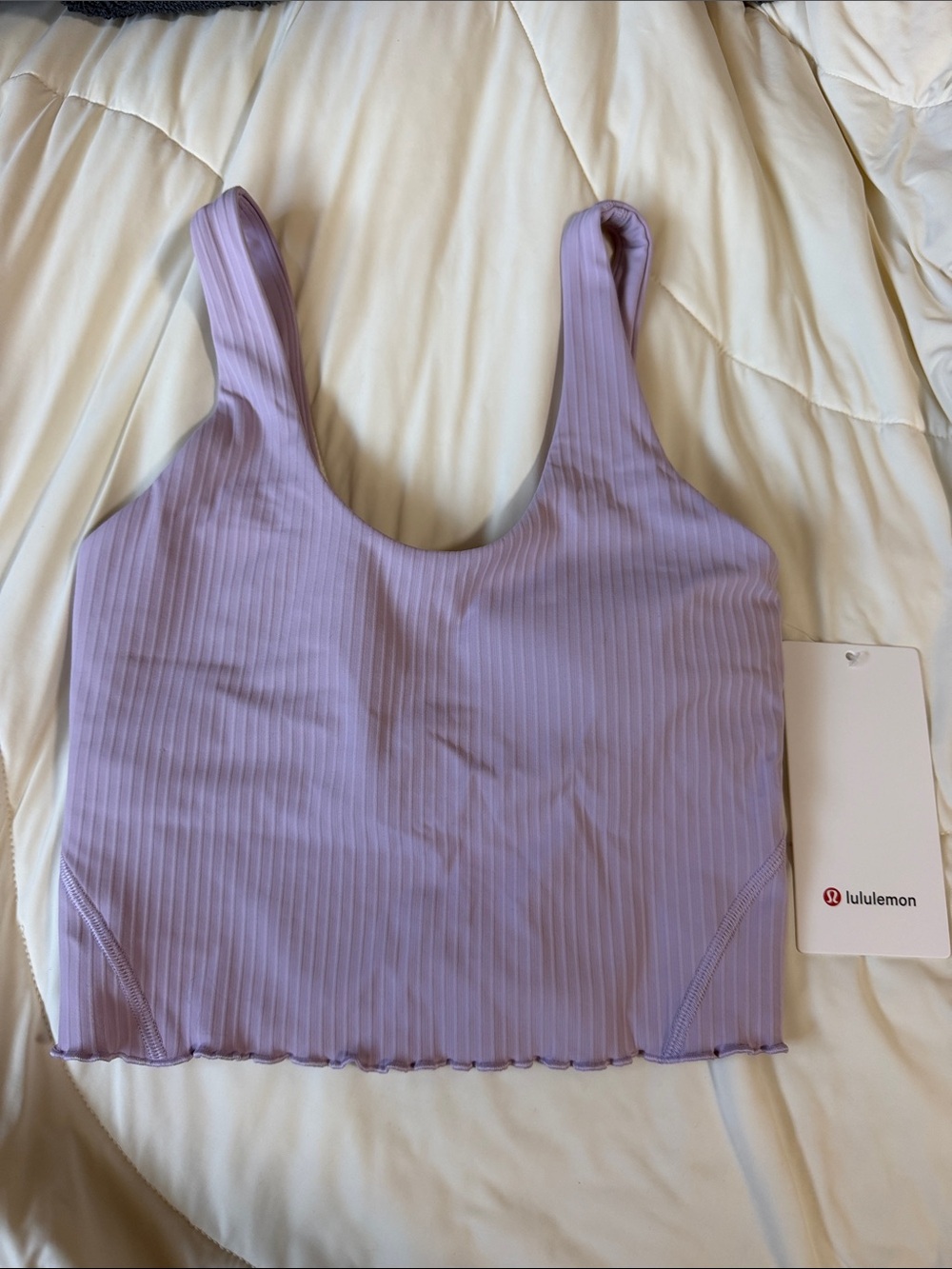 Lululemon align lettuce-hem Tank, B/C cup, size 2